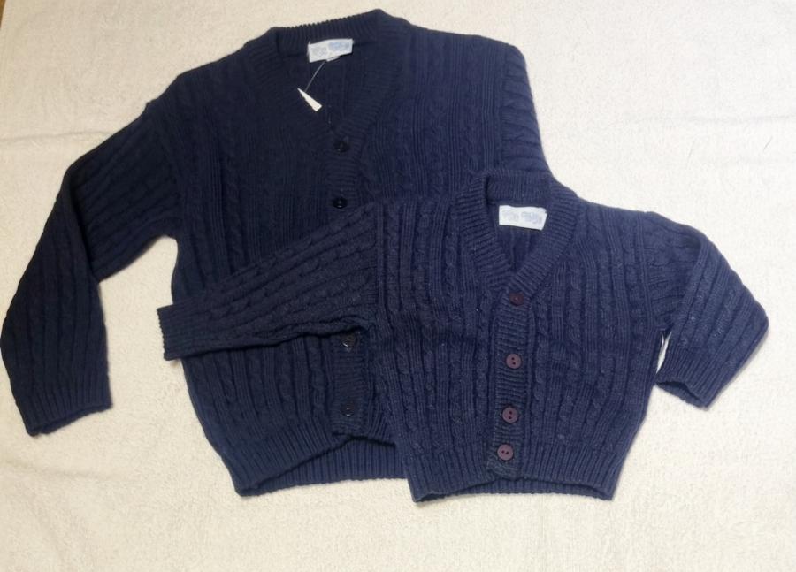 Cardigan canelón trenza