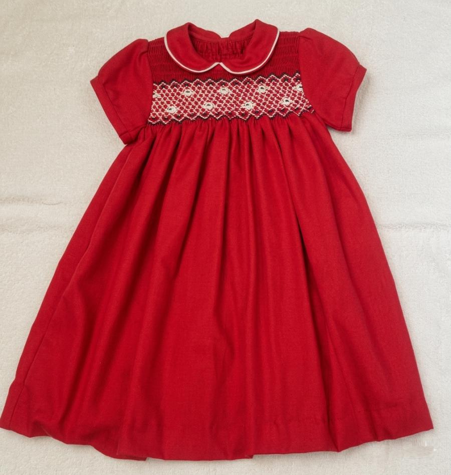 Vestido viyela rojo