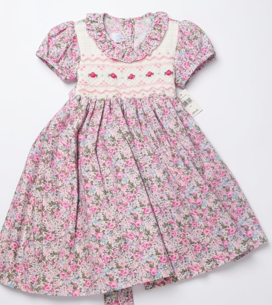 Vestido viyela estampado