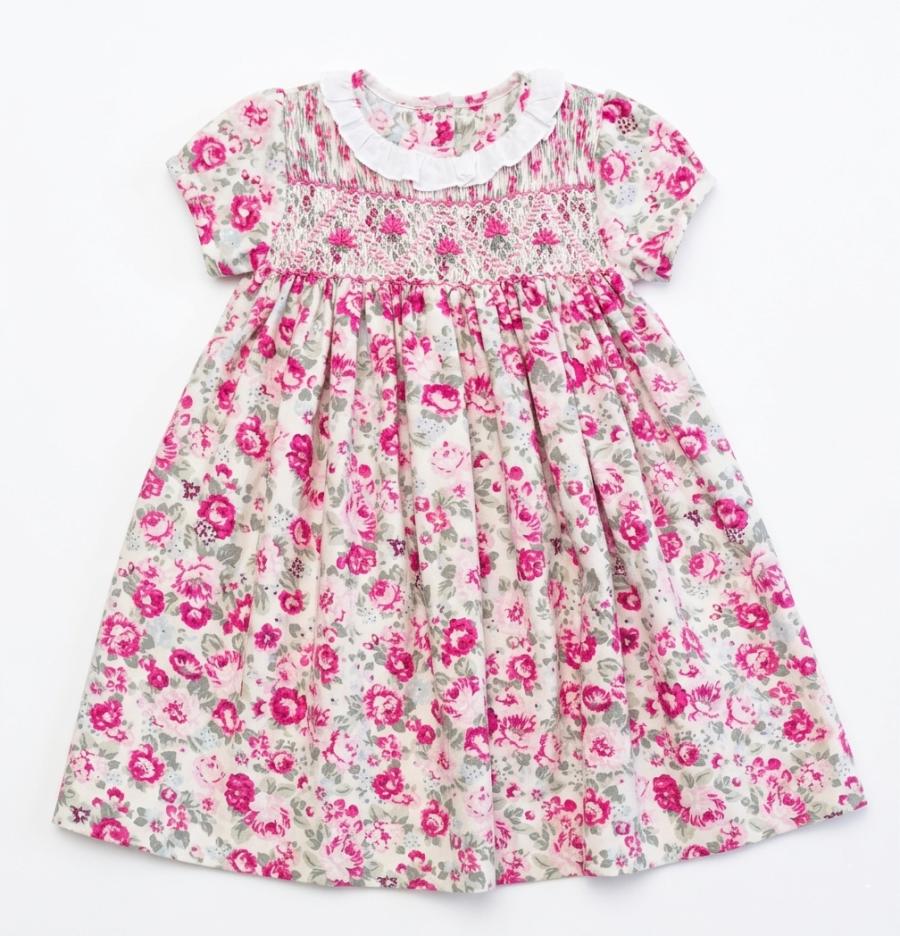 Vestido viyela estampado