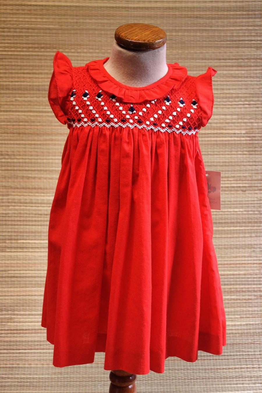 Vestido voile rojo
