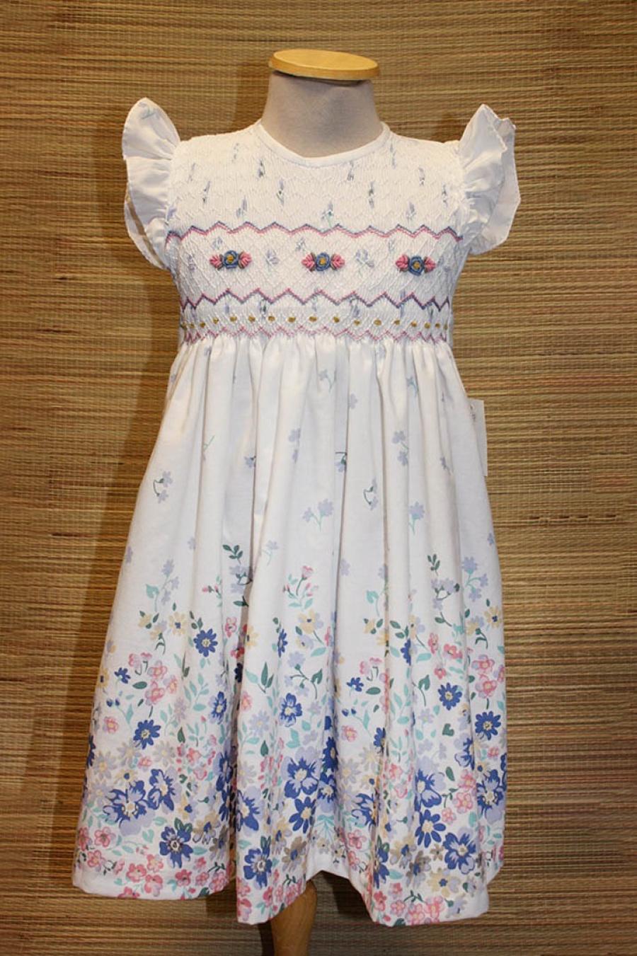 Vestido punto smock