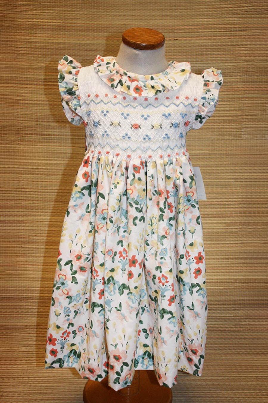 Vestido punto smock