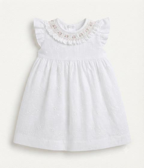 Vestido cotton bordado